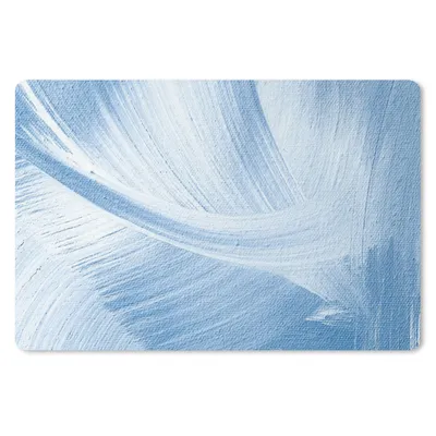 Produktbild von MuchoWow® Schreibtischunterlage Acrylfarbe - Blau - Design 60x40 cm - XXL Mauspad - Großes Mauspad