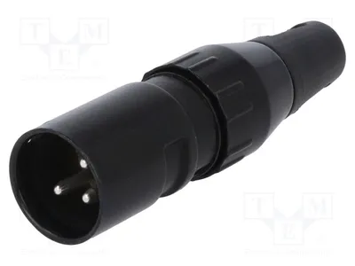 Obrázek produktu pro 1x Konektor, pin: 3, pro vodiče, samec, rovný, 50V, 709-0300 - konektor pro pájení