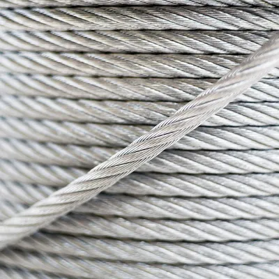 Produktbild von Drahtseil verzinkt 2mm 10 Meter 1x19 Stahlseil DIN Seil