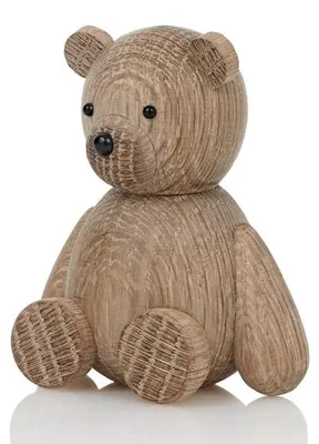 Produktbild von Lucie Kaas Holzfigur Teddy Bär Eichenholz