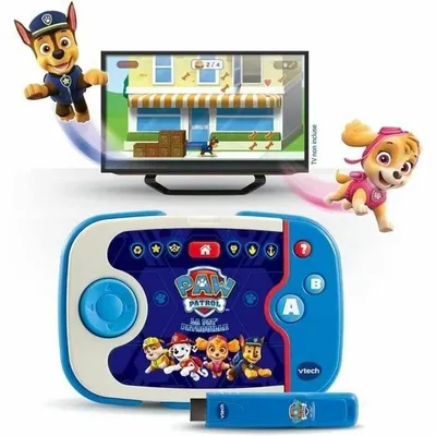 Image de VTech Jouets Electroniques Educatifs PAT PATROUILLE - ABC SMILE TV, 3 lat(a), AA, Plastik, Niebieski