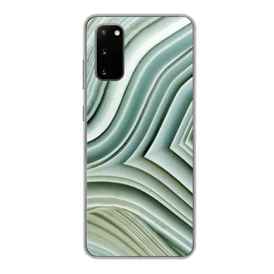 Produktbild von MuchoWow® Handyhülle Schutzhülle Hülle für Samsung Galaxy S20 Naturstein - Abstrakt - Grau Silikon Softcase Handy Hülle - Bild