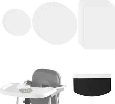 Zdjęcie produktu dla Naklejki do tacki Stokke Tripp Trapp - 9 sztuk - Przezroczyste - ServiceTopper