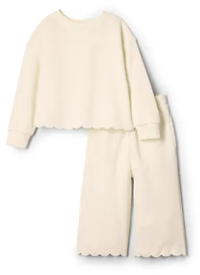 Produktbild von A. Essentials x Sofia Grainge Baby Mädchen Set aus Hose und Oberteil aus Fre