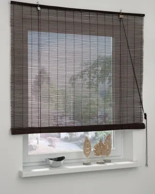 Produktbild von Gardinia Bambus-Rollo schoko 120 x 160 cm