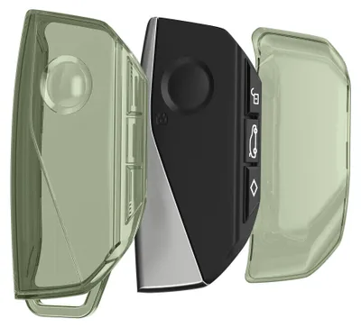 Produktbild von kwmobile Schlüsselhülle für BMW 4-Tasten X7 X1 U11 iX ix1 7er G07 I7 Autoschlüssel Hülle - Autoschlüssel Schlüssel Hülle aus TPU Silikon -