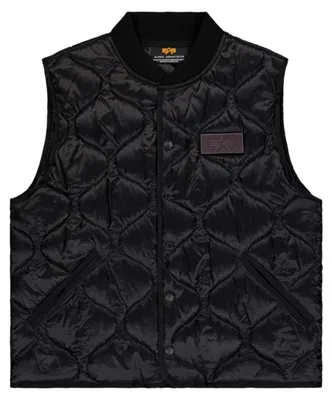 Productafbeelding van Alpha Industries heren gilet, model Q-1, kleur zwart, maat M