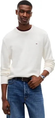 Zdjęcie produktu dla Tommy Hilfiger 8721441439205, Dorosły, Męski, Pulower, Biały, Wycięcie pod szyją, Długi rękaw