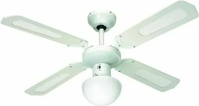 Immagine prodotto di Farelek Bali 112420 Ventilatore da soffitto 107 cm Bianco Ventilatori e soffiatori Potenti