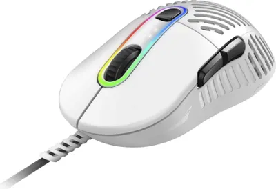 Produktbild von MOUNTAIN Makalu 67 Gaming-Maus - weiß/schwarz (MG-MAM3-1)