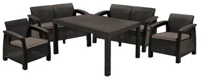 Obrázek produktu pro Zahradní set KETER Corfu II Fiesta - hnědý
