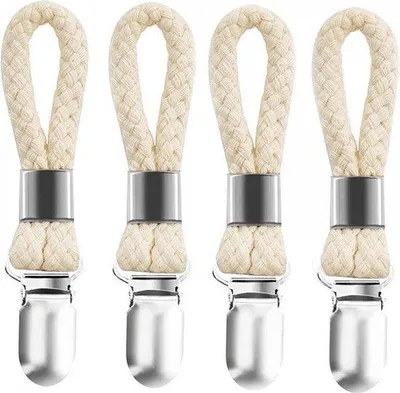 Imagen del producto de Pinzas para toallas, juego de 4 unidades - Clips resistentes para colgar toallas - Ideales para balcones, armarios y baños