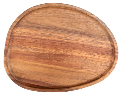 Produktbild von SCHÖNER WOHNEN-Kollektion Tablett Mod. ABEBA stilvolles Holztablett für Küche aus Akazienholz ideal zum Essen vorbereiten 26x2x20,5 cm natur