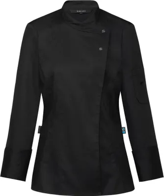 Produktbild von GREIFF Greiff Damen-Kochjacke RF 5422-6220-10 Gr. M schwarz