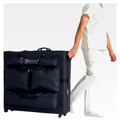 Produktbild von Universal-Tragetasche für Massageliegen mit Rädern, Schwarz