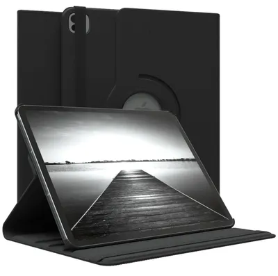 Imagen del producto de Funda para tablet de cuero sintético, de 13 pulgadas, con rotación de 360 grados, tipo libro, para iPad Pro de 13 pulgadas