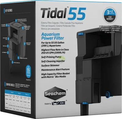Zdjęcie produktu dla Filtr kaskadowy Seachem Tidal 55 do akwariów 200L