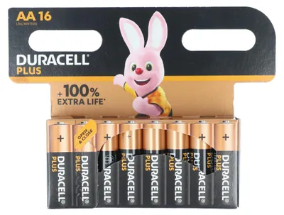 Produktbild von Duracell MN1500 Plus Mignon Batterie 1,5V 16er Blister