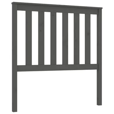 Produktbild von Kopfteil Grau 96x6x101 cm Massivholz Kiefer