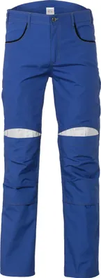 Produktbild von Größe 54 Herren Planam Durawork Bundhose kornblau schwarz Modell 2912
