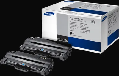Produktbild von Samsung MLT-P1052A 2er-Pack Schwarz Tonerkartusche mit hoher Reichweite, 5000 Seiten, Schwarz, 2 Stück(e)