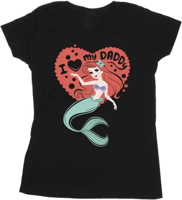 Produktbild von Disney - "The Little Mermaid Daddy" T-Shirt für Damen BI26334 (XL) (Schwarz)