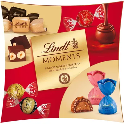 Immagine prodotto di Lindt Moments Miscela Lindor Nuxor Fioretto 223g