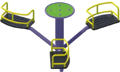 Produktbild von Spielplatz Kinderkarussell Riesenschaukel Balancierschaukel Spielpark Karussell