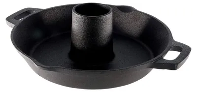 Produktbild von Gusseisen Hähnchenbräter Ø 30 cm - Geflügelhalter Gusspfanne
