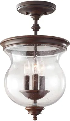 Produktbild von Elstead Pickering Lane Deckenleuchte E14 3-fach Heritage Bronze