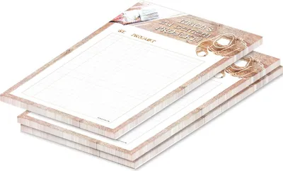 Produktbild von PRICARO Einkaufsliste für Heimwerker "Dein Projekt", A5, 3 Stück