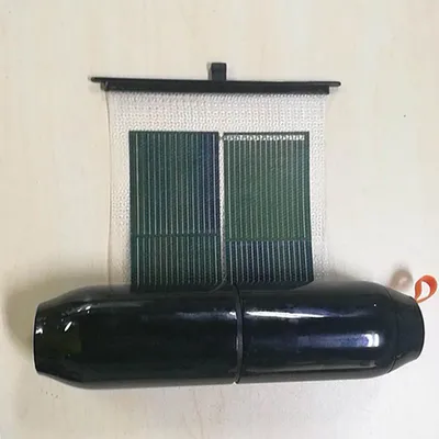 Produktbild von Solar Panel Flexible Portable Reel Power Bank 5W Hochschwarz