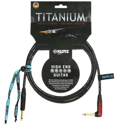 Produktbild von Klotz TIR0900PSP Titanium 9 m Gerade Klinke - Winkelklinke Instrumentenkabel