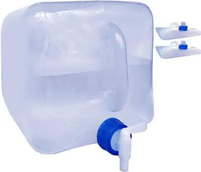 Image de Seau à eau, sans BPA, avec robinet et poignée, 100 % étanche, pour l'eau potable