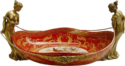 Produktbild von Schale Bronze mit Porzellan