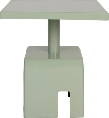 Produktbild von Zuiver Chubby Beistelltisch Quadratisch 40x40 cm Grün