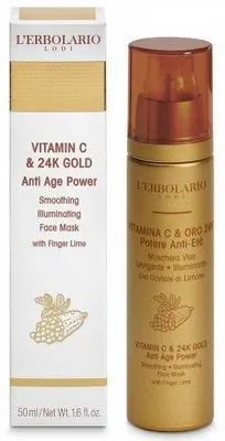 Immagine prodotto di L'Erbolario Maschera viso anti-età alla VITAMINA C e ORO 24K