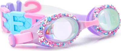 Produktbild von Bling2O Kinder Schwimmbrille - Funfetti - lila Silikonbrille mit UV-Schutz