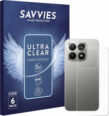 Produktbild von 6x Für Xiaomi 15T (Rückseite) Schutzfolie Savvies Displayschutz Display Schutz Folie Klar Transparent