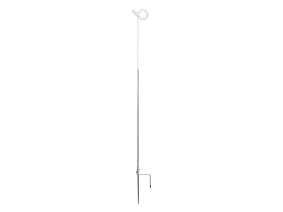 Produktbild von Federstahlpfahl, 109cm, galv. - Ø6.5mm - Ösen-Federstahlpfahl -