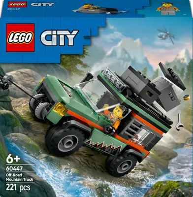 Immagine prodotto di LEGO City Fuoristrada 4x4 di Montagna 60447 Set da Costruzione 6+ Anni 221 Pezzi