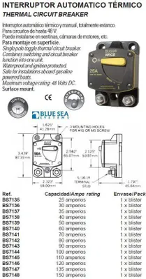 Produktbild von BSS Leistungsschalter 187 Oberflächenmontage 30A