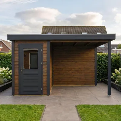 Immagine prodotto di Casetta da giardino in legno Mira 4.06x2.59 m - 10.51 m2 - 28 mm - impregnata