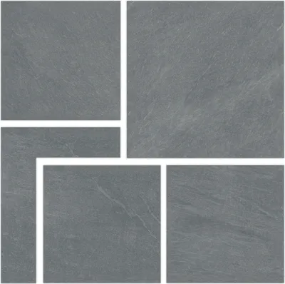 Produktbild von Belvit Anthrazit Matt Terrassenfliese Terrassenplatte 80x80x2cm