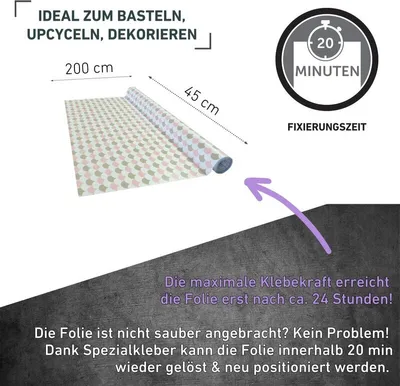 Produktbild von Klebefolie Flakes - 45x200cm