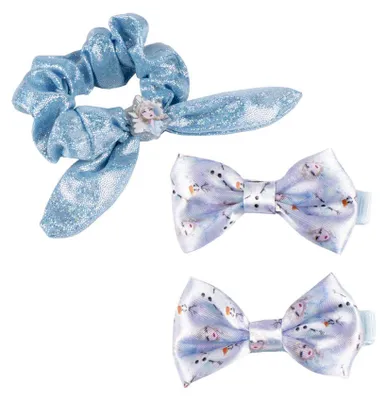 Productafbeelding van Disney Frozen haarspeldjes, set met strikken