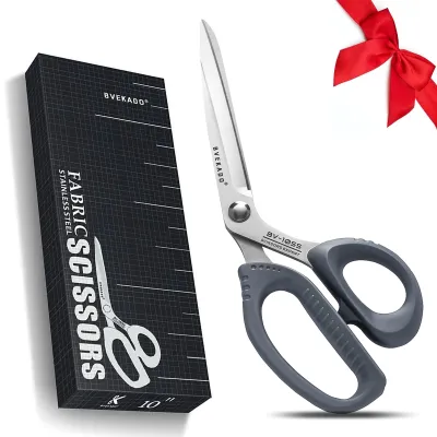 Stoffschere 25,5 cm, Edelstahl, professionell, multifunktional