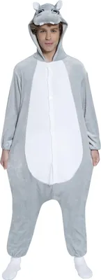 Produktbild von Guirca Kigurumimi Nilpferd Herrenkostüm L L