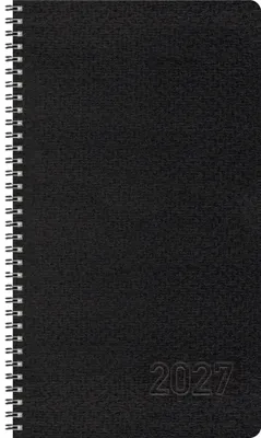 Produktbild von Taschenkalender Wochentimer Small Schwarz 2027
