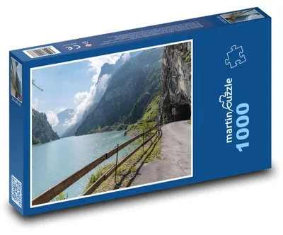 Obrázek produktu pro Puzzle 1000 Horská cesta u jezera - martinpuzzle